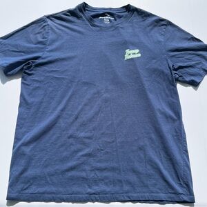 Tommy Bahama Men's Vintage Happy Grillmore T-Shirt Size XL Navy Short Sleeve